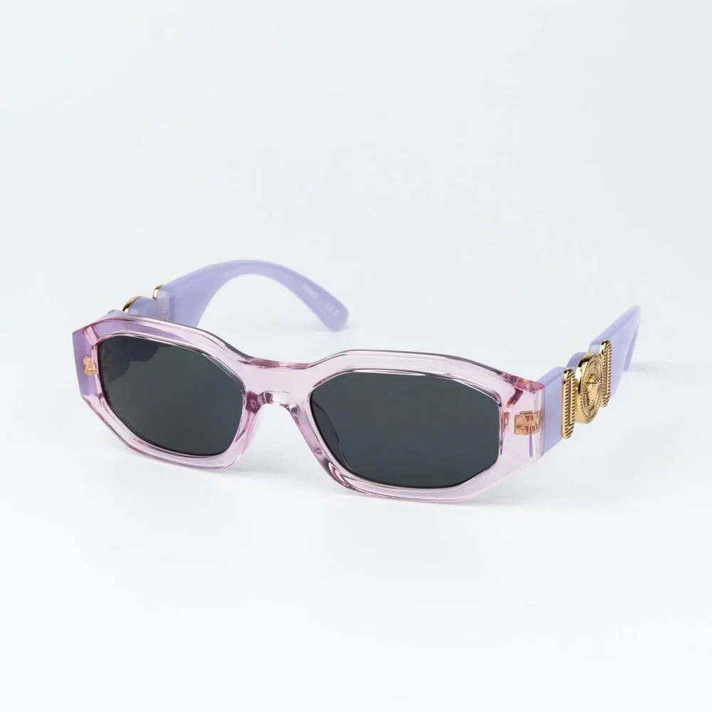 Versace KIDS Sunglasses Transparent Lavender Grey Rectangle VK4429U 552687